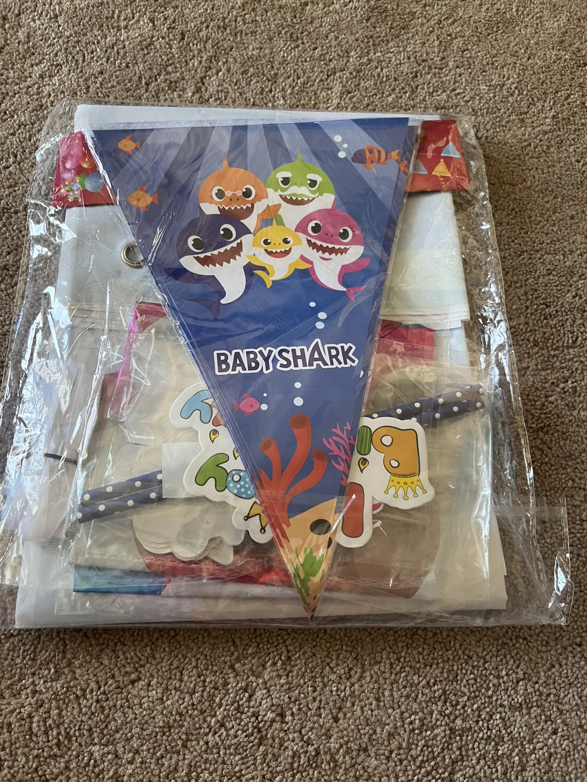 Baby Shark Birthday decorations pk thumbnail