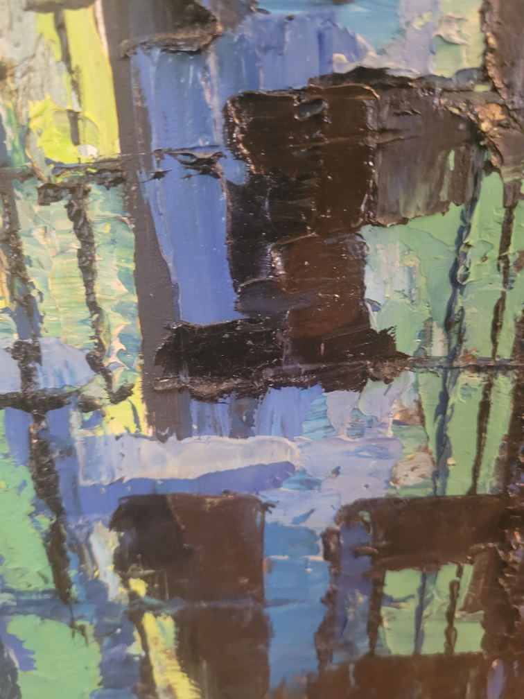 Local artist signed acrylic painting - photo 4