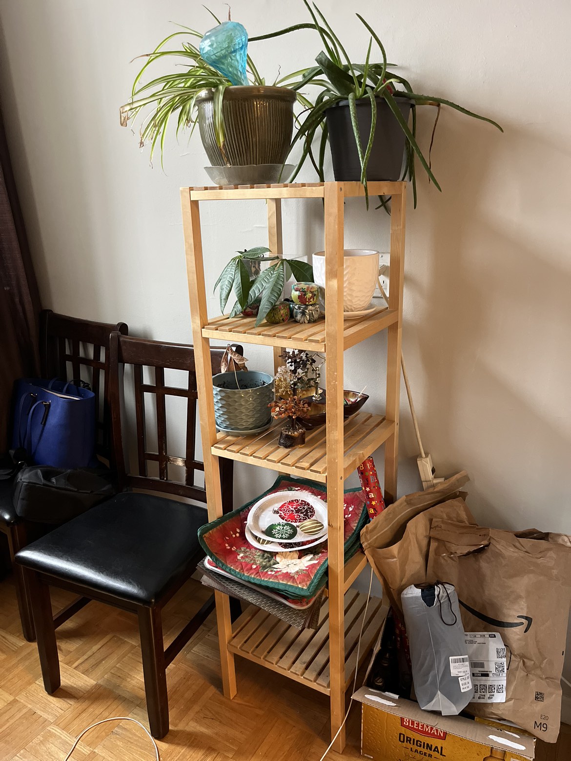 Wooden shelf - photo 2