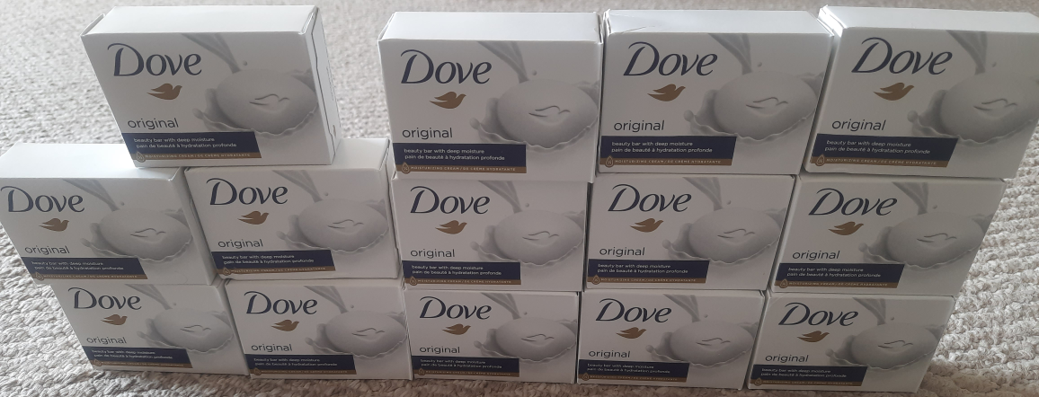 Dove Original Soap set of 14
