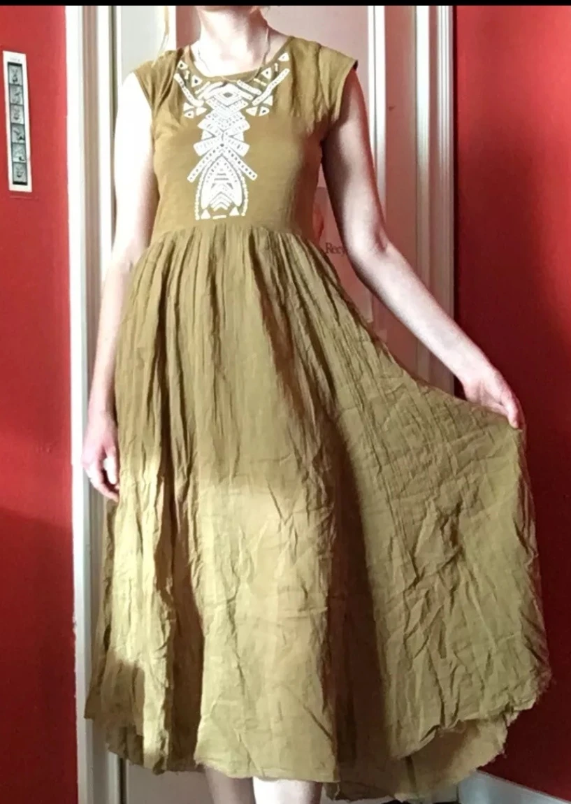 free people small bohemian dress thumbnail
