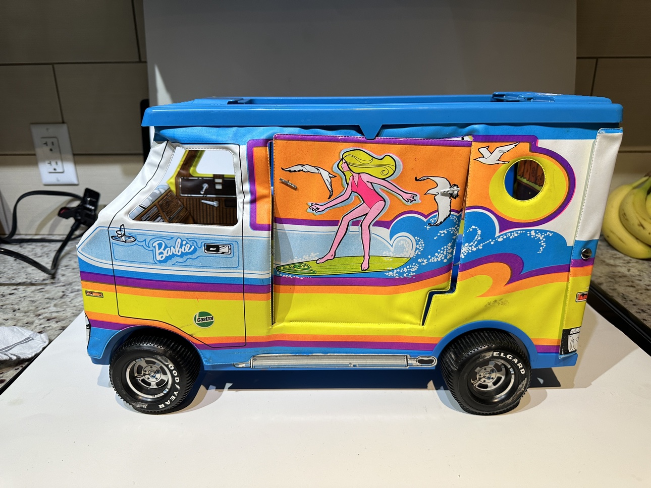 Vintage Barbie Doll Dodge Surfer Beach Camper 1973 Mattel thumbnail