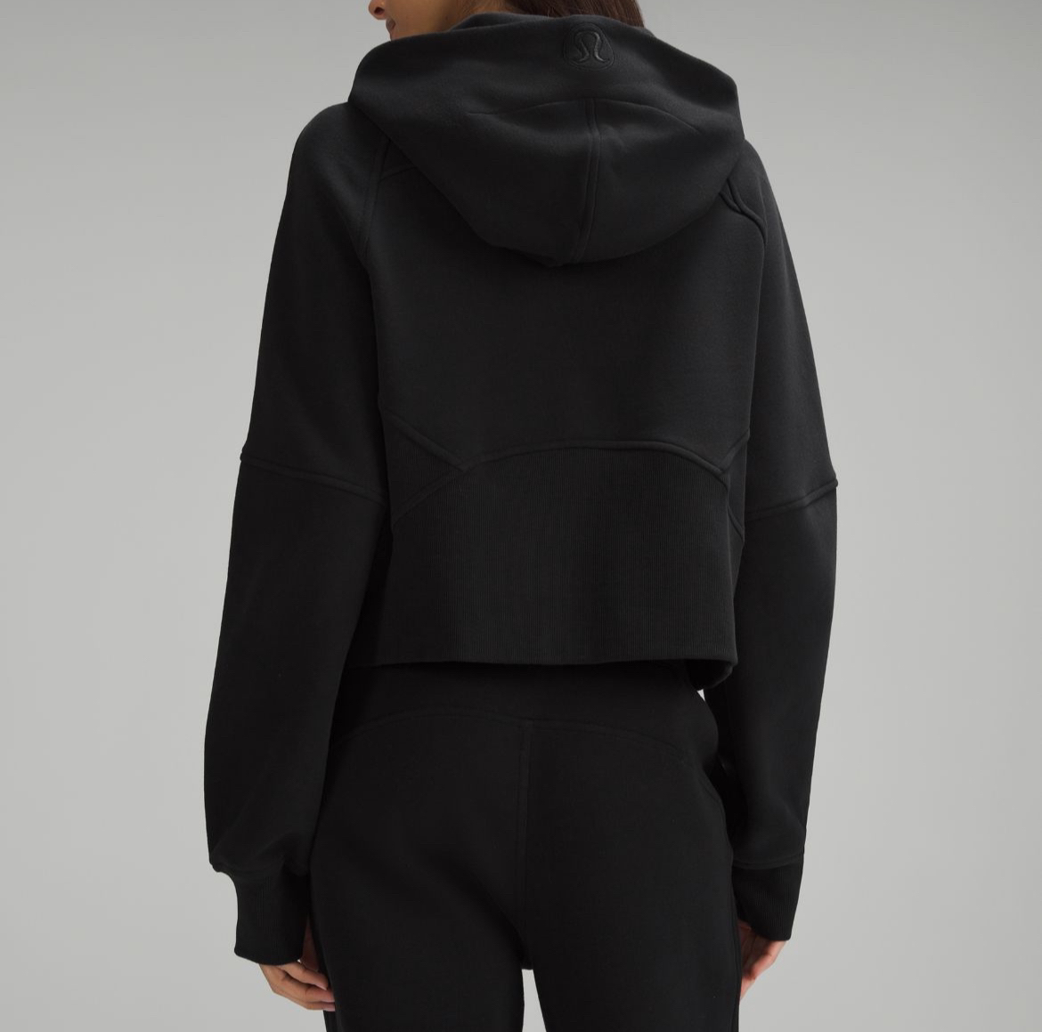 Lululemon scuba oversized half-zip hoodie, xs/s, black