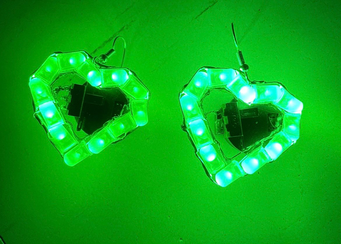 1 pair of LED light up Glowing Earrings - photo 5