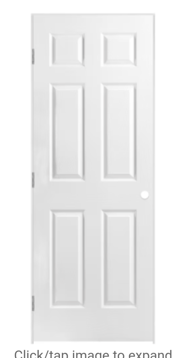 White Door (with optional double deadbolt for an extra $20) thumbnail