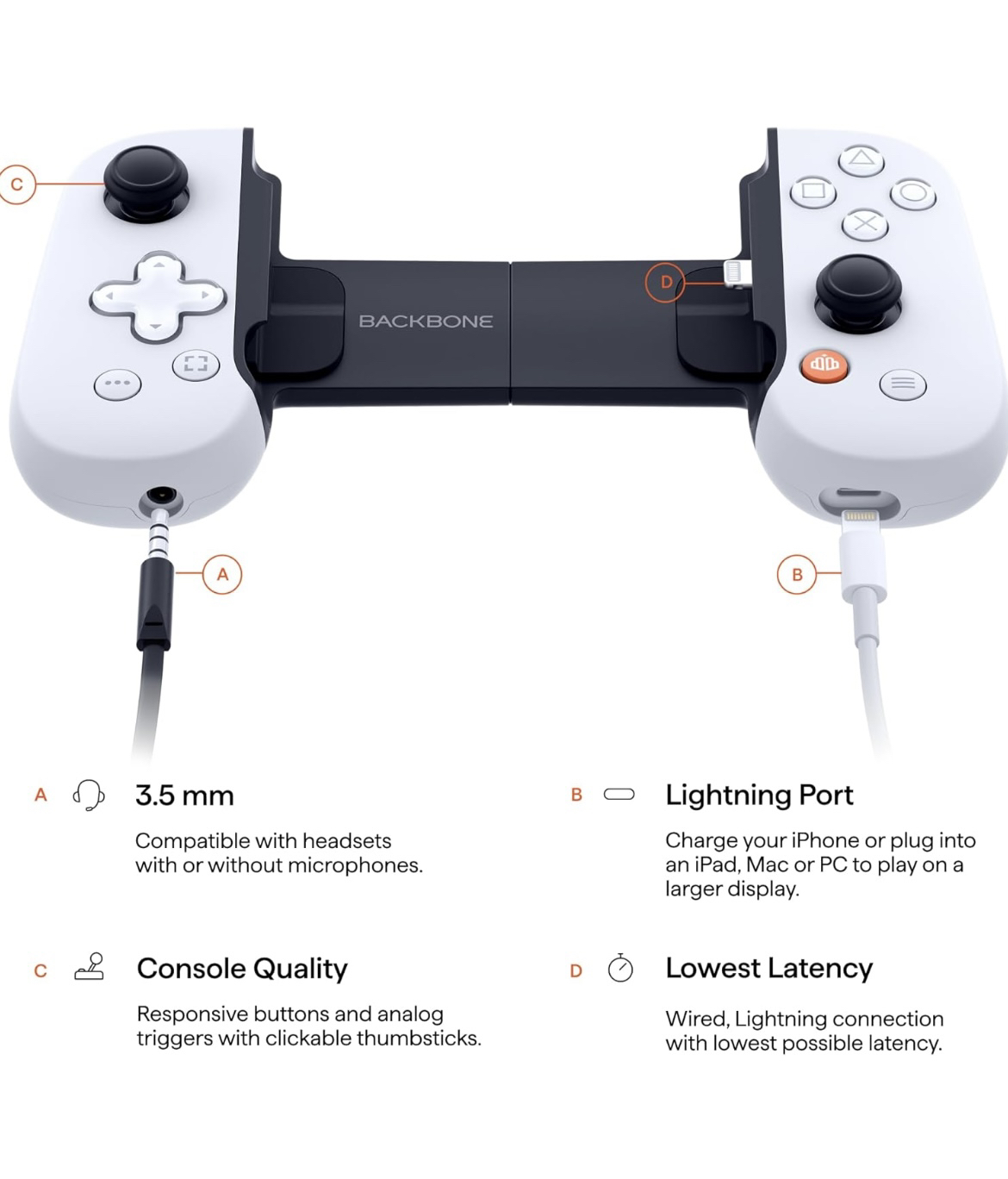 BACKBONE One Mobile Gaming Controller for iPhone - photo 2