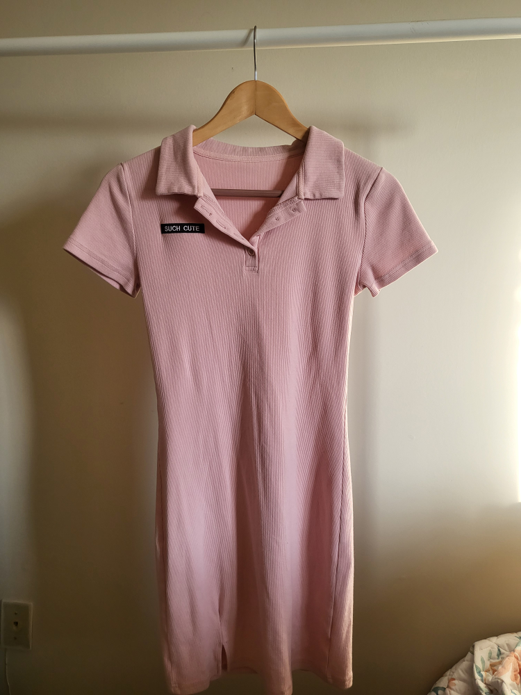 pink dress