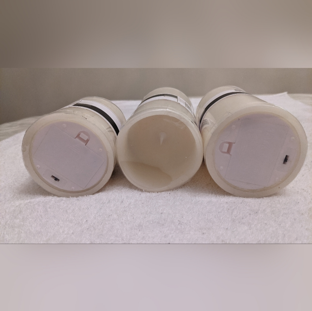 Home Styles Flameless Wax/Plastic LED Pillar Candles in Ivory image indicator(3)