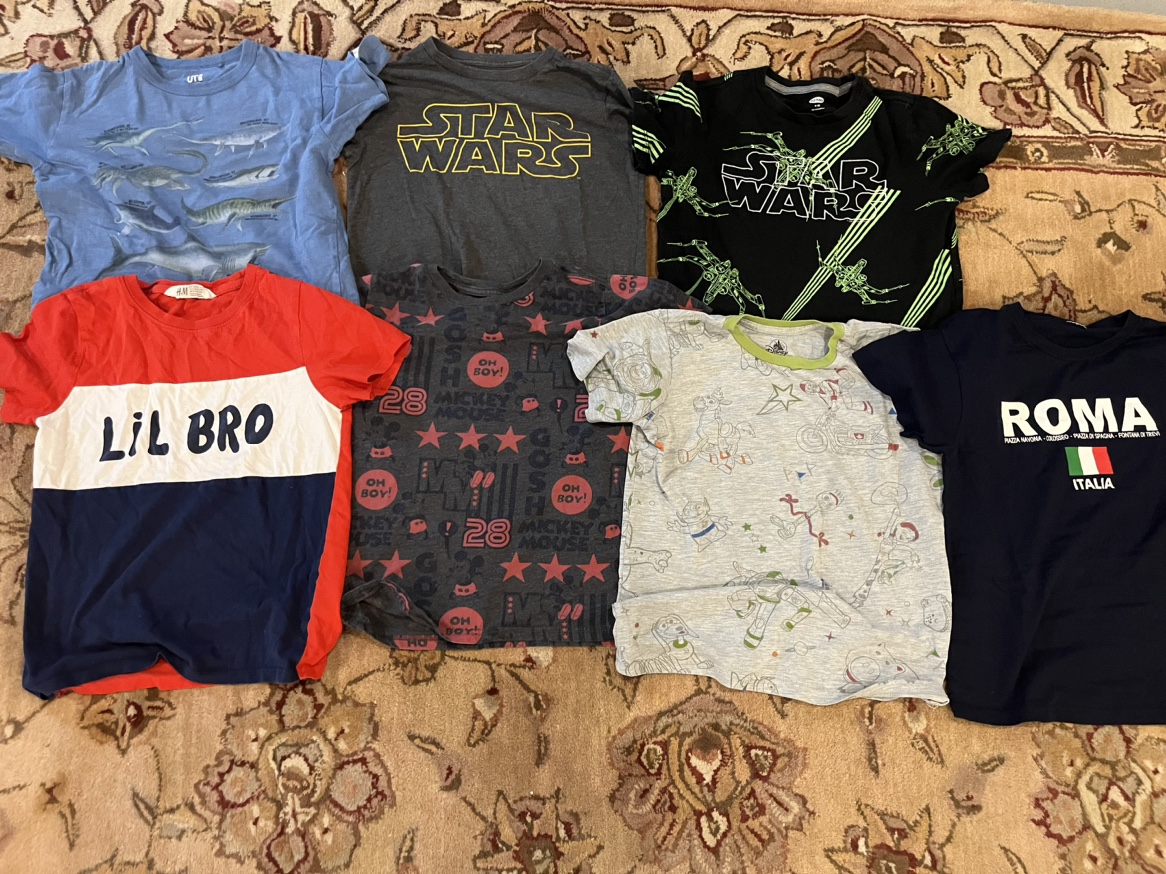 Lot of boys t-shirts - 7/8 thumbnail