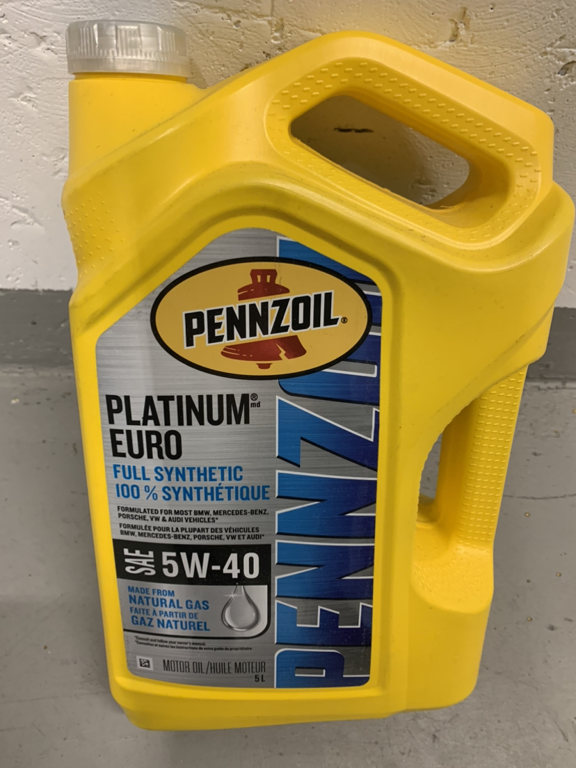 Pennzoil platinum Euro 5W40