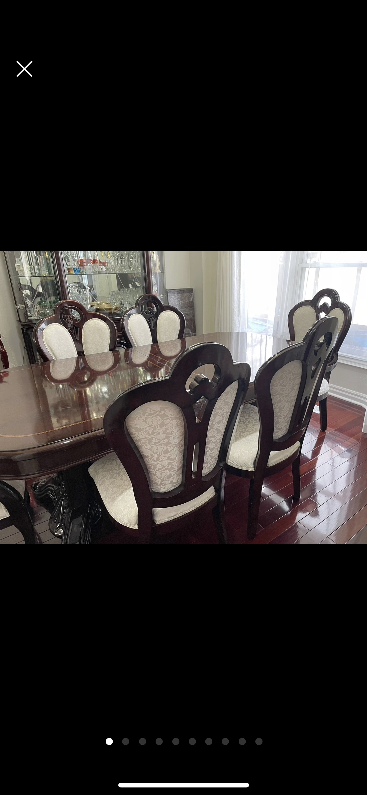 7 Piece Dining Table Set (Includes Extendable Centre Piece) - photo 3