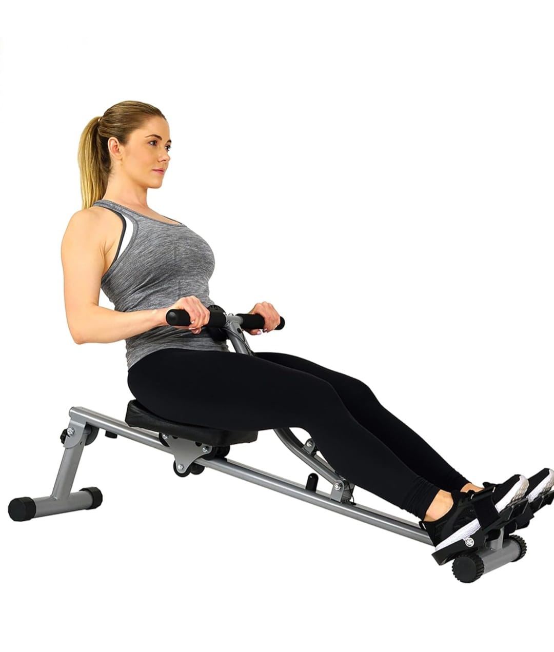 Rowing Machine Rower w/ 12 Level Adjustable Resistance