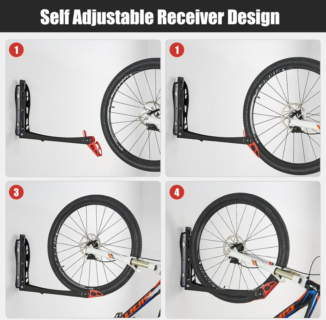 Ultrawall BIKEPAL Swivel Bike Racks, 2 Pack - photo 4