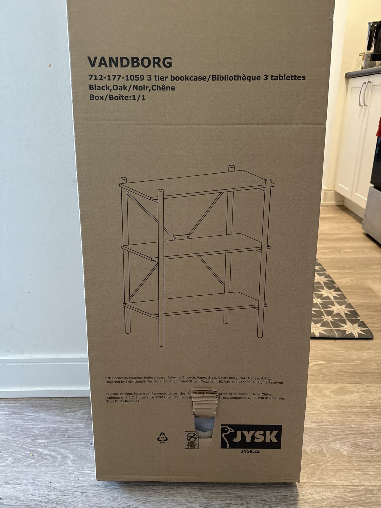 Brand new never opened Book shelf 3 tier shelf - photo 2