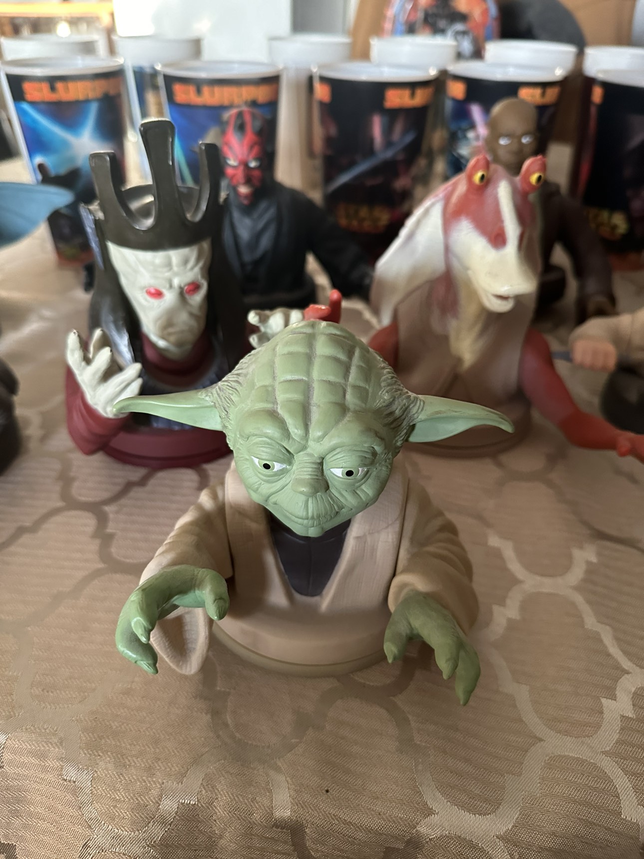 Star Wars collection action figure cups thumbnail