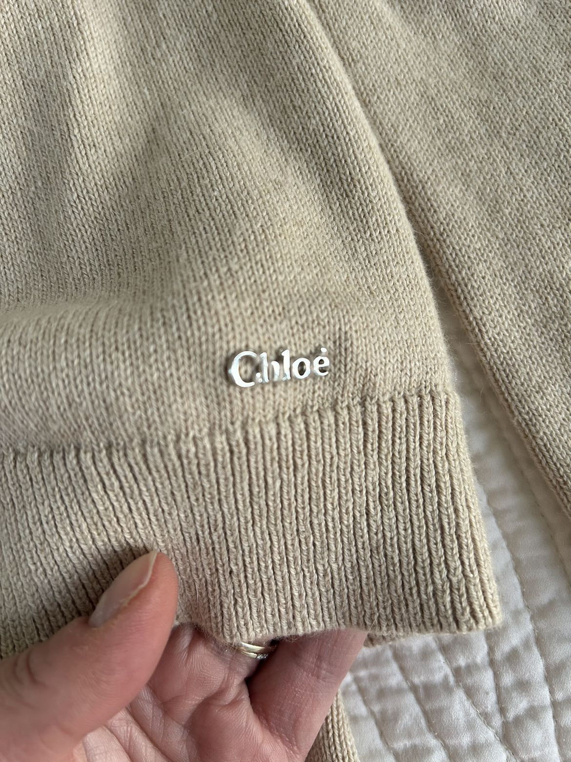 Amazing Kid’s Dress & Cardigan Set by Chloé (size 12) image indicator(2)