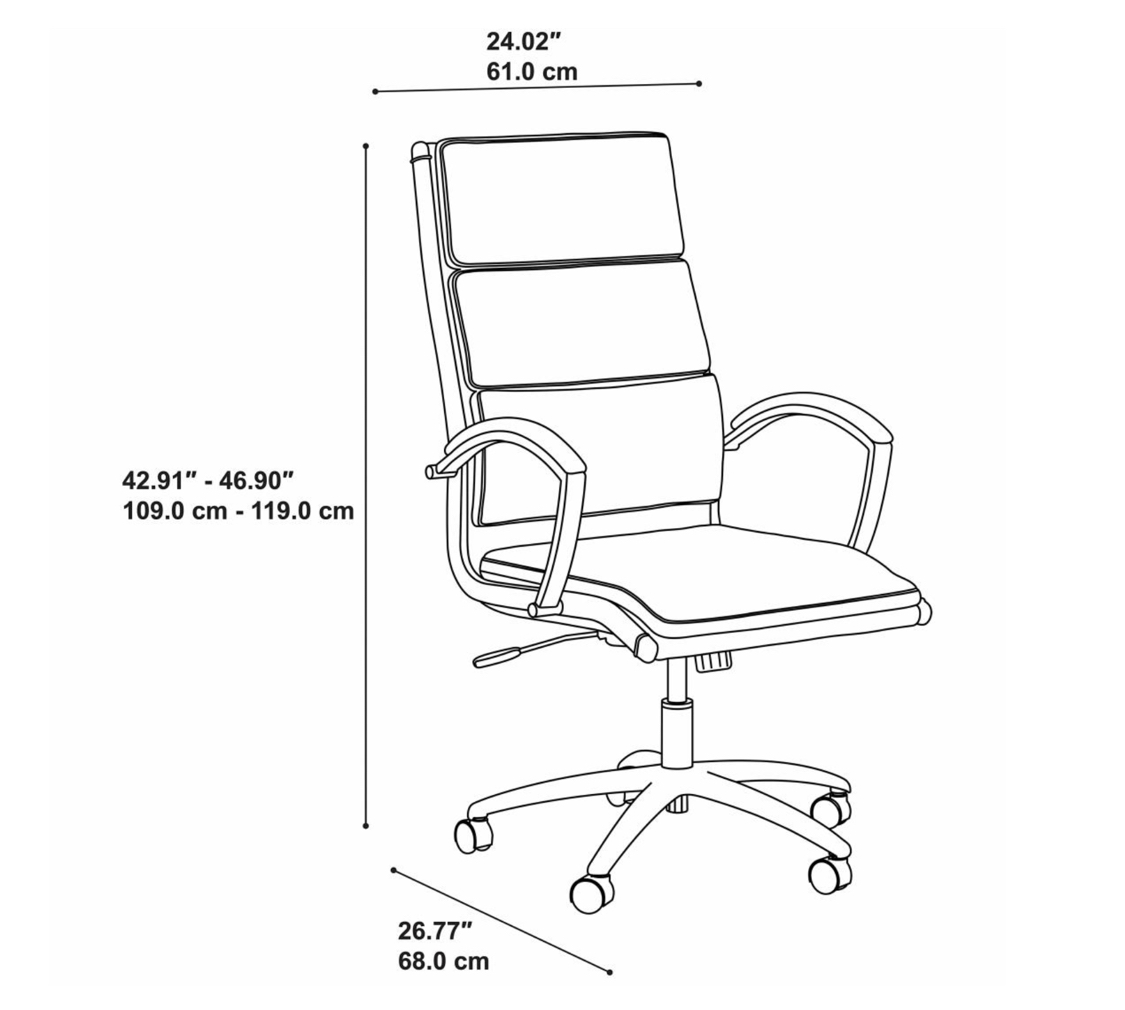 Leather Executive Office Chair - High Back - photo 4