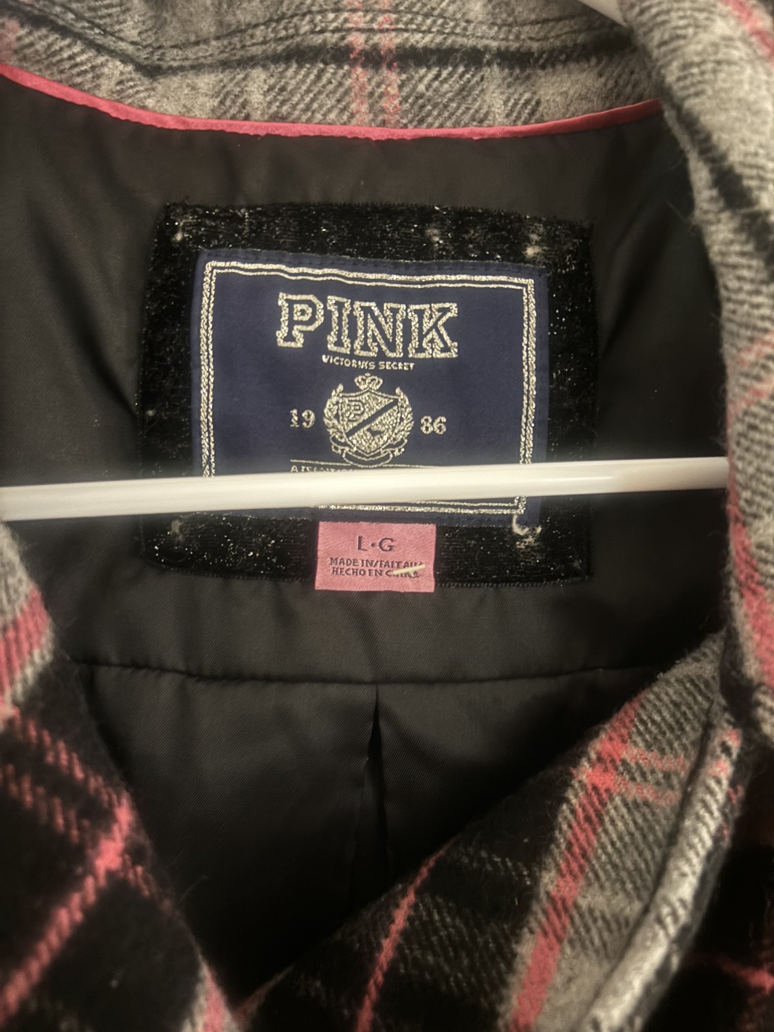 Pink Stripe Pea Coat - photo 2