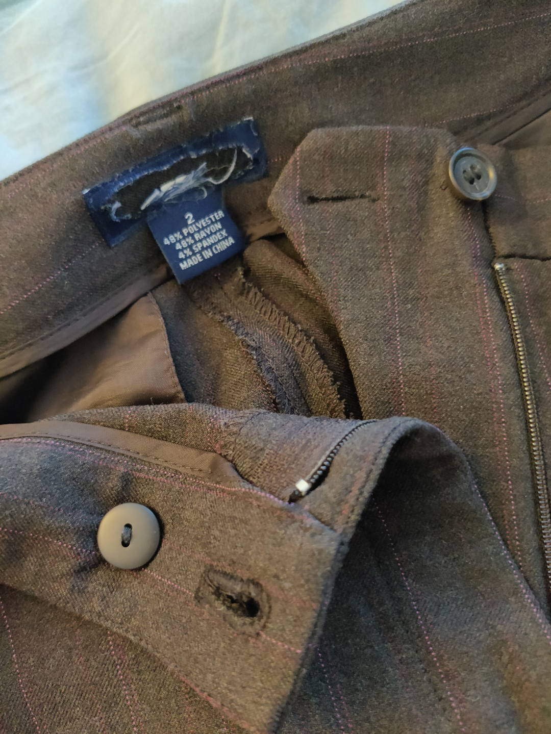 Brown smooth fit trousers image indicator(2)