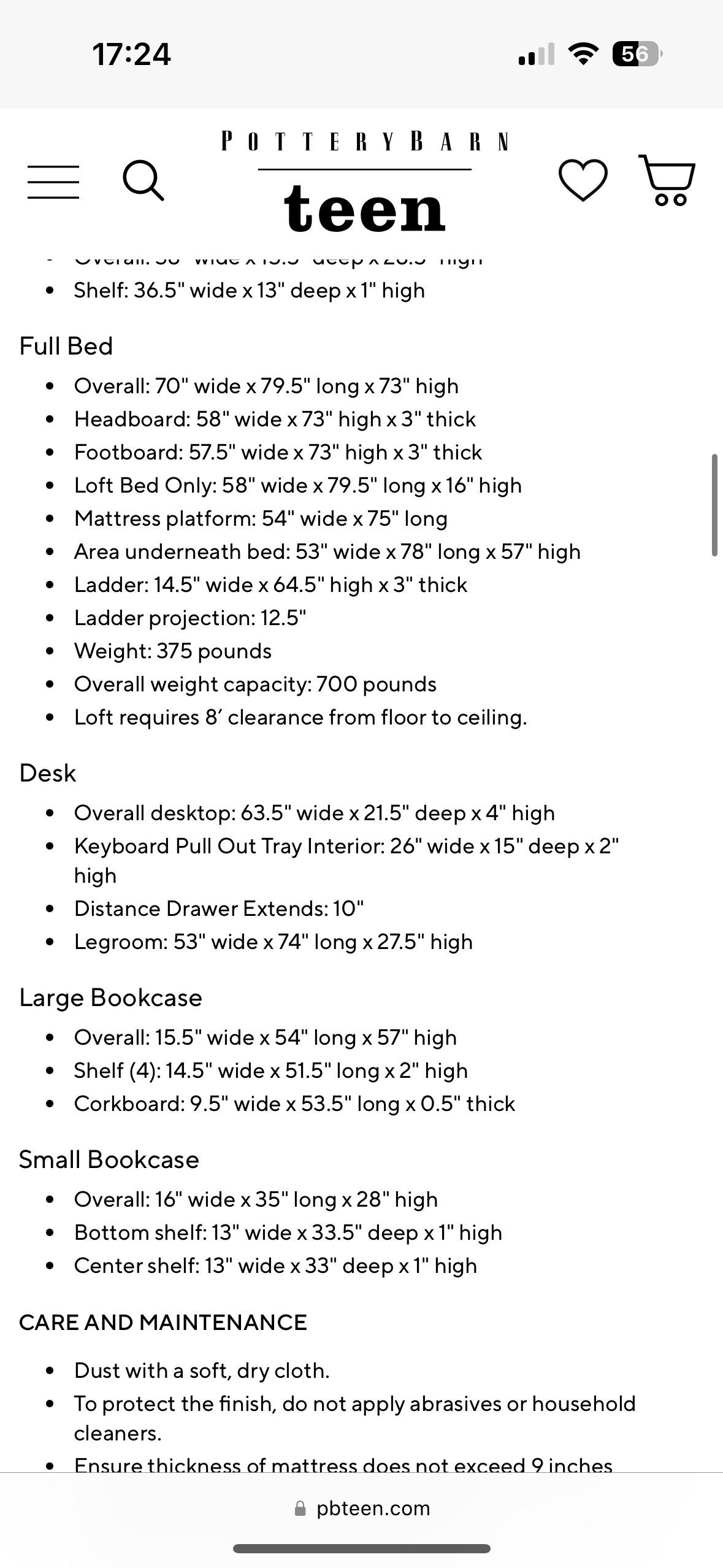 LOFT BED WITH DESK PERFECT FOR STUDENTS - photo 4