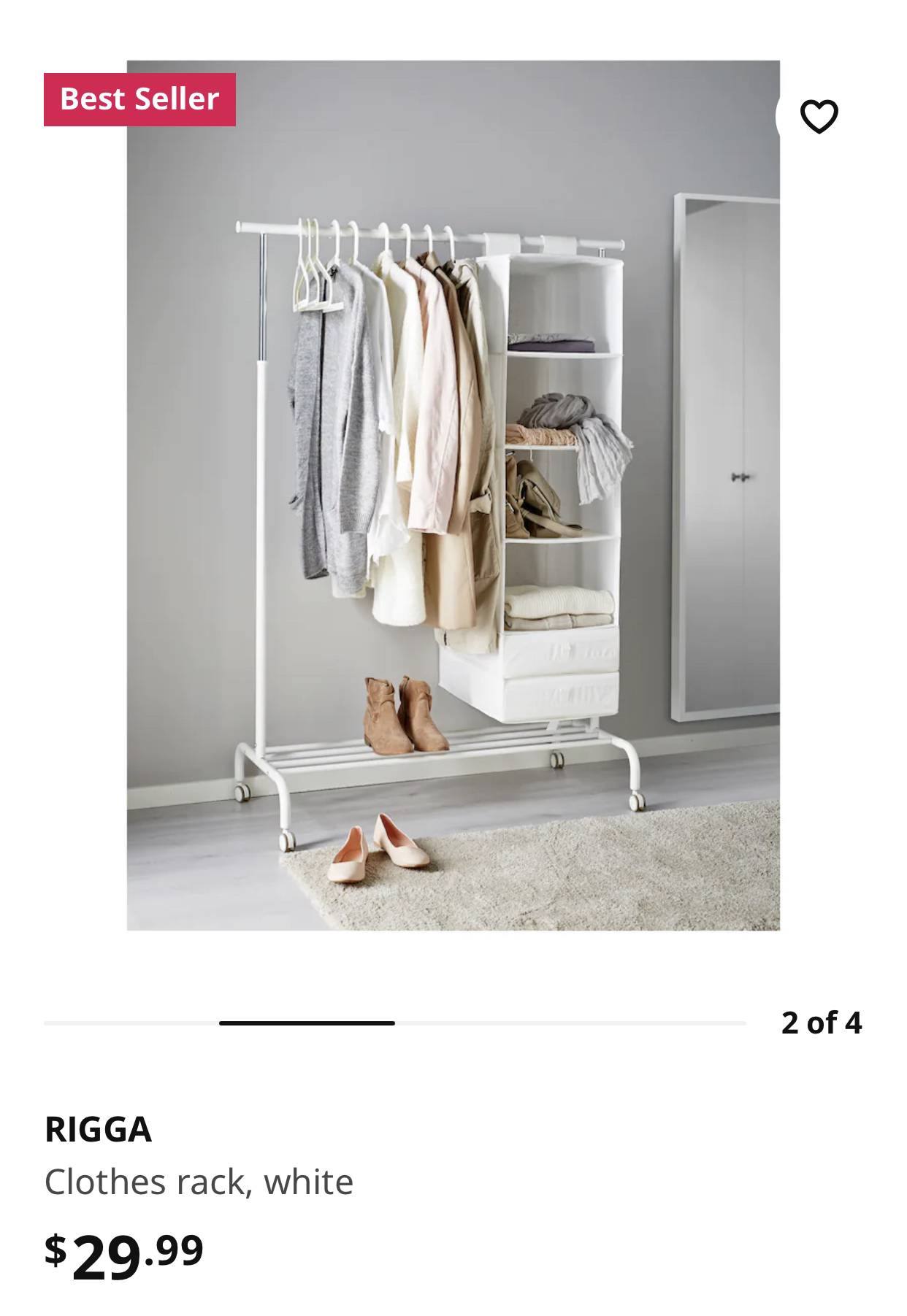 Clothing rack & storage - photo 4