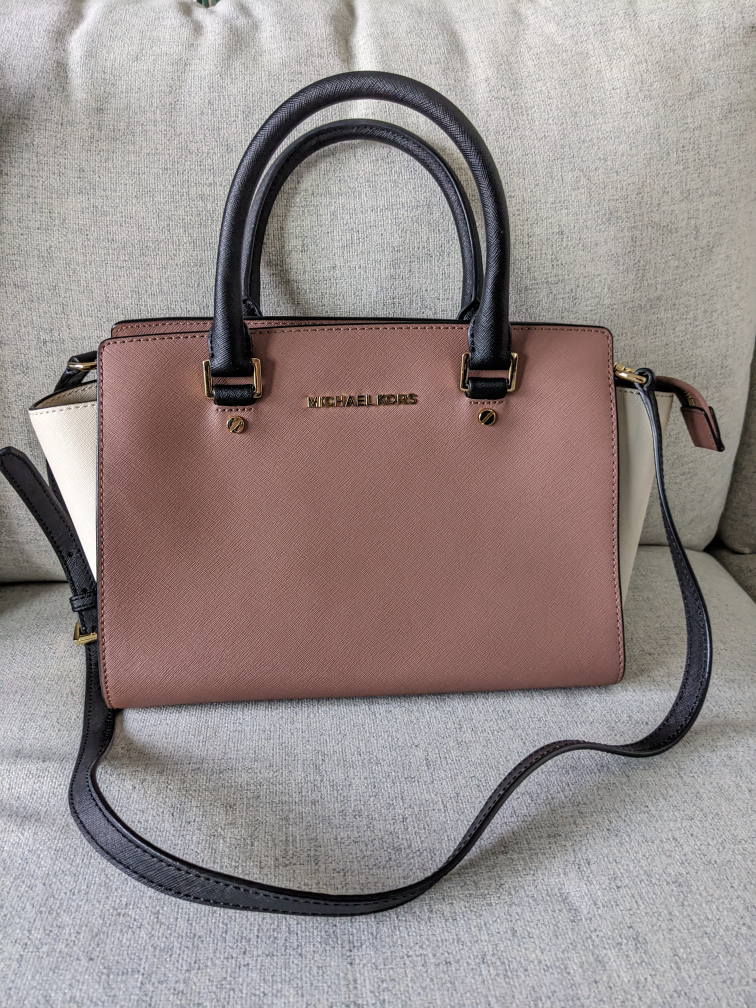 Michael Kors Selma Colour Block Handbag