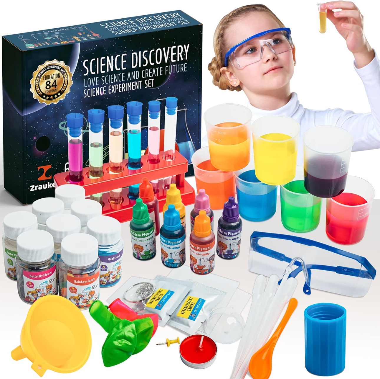Zrauker Science Kit with 80+ Experiment Kit thumbnail