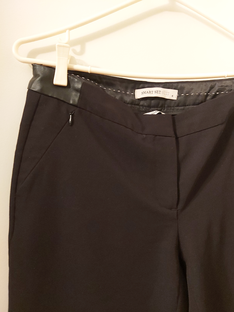SMART SET SUIT black formal pants, size 6 image indicator(2)