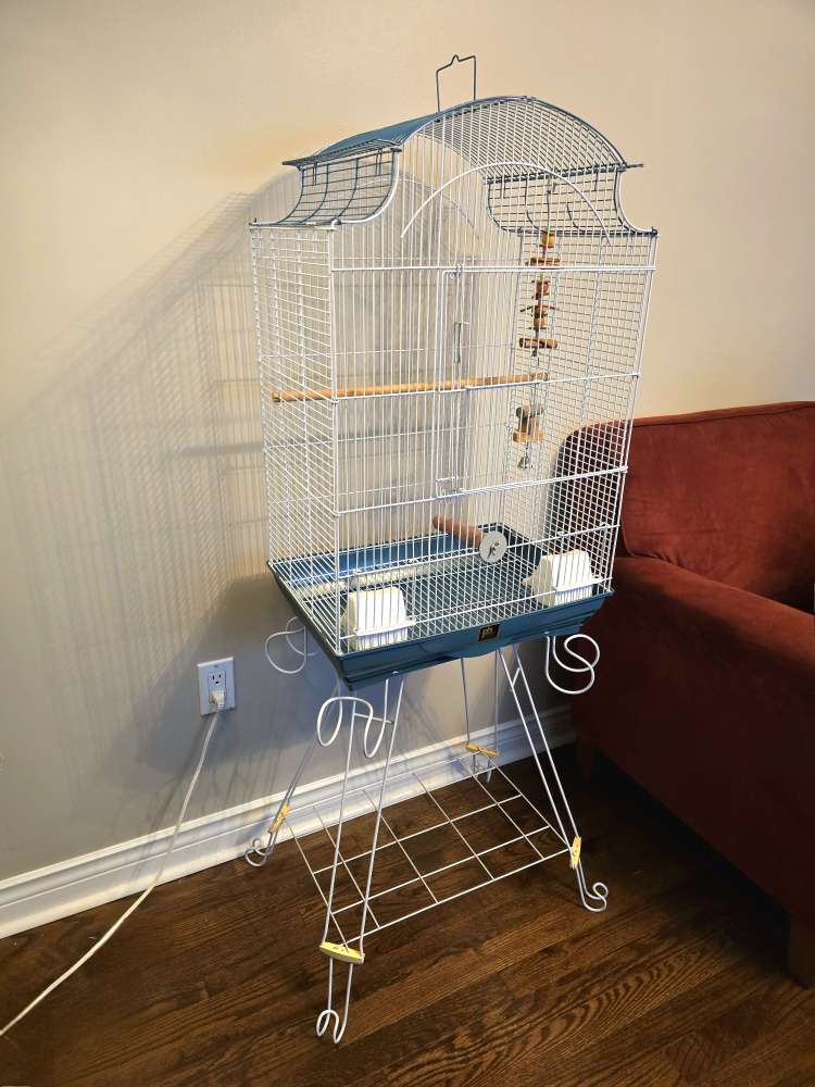 Prevue Medium Pagoda Roof BIRD CAGE w/ Stand, accessories 🥕 image indicator(3)