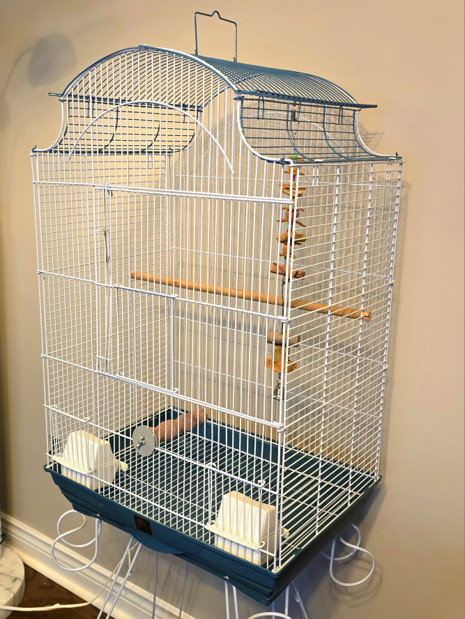 Prevue Medium Pagoda Roof BIRD CAGE w/ Stand, accessories 🥕 image indicator(4)