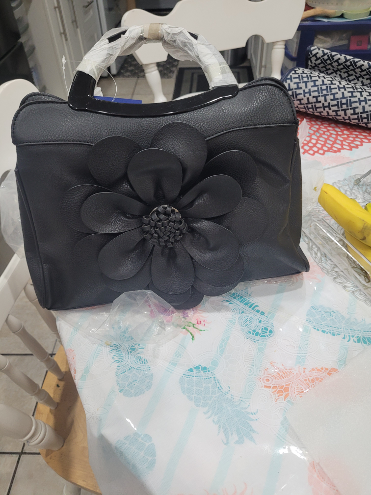 black crossbody bag with handle thumbnail