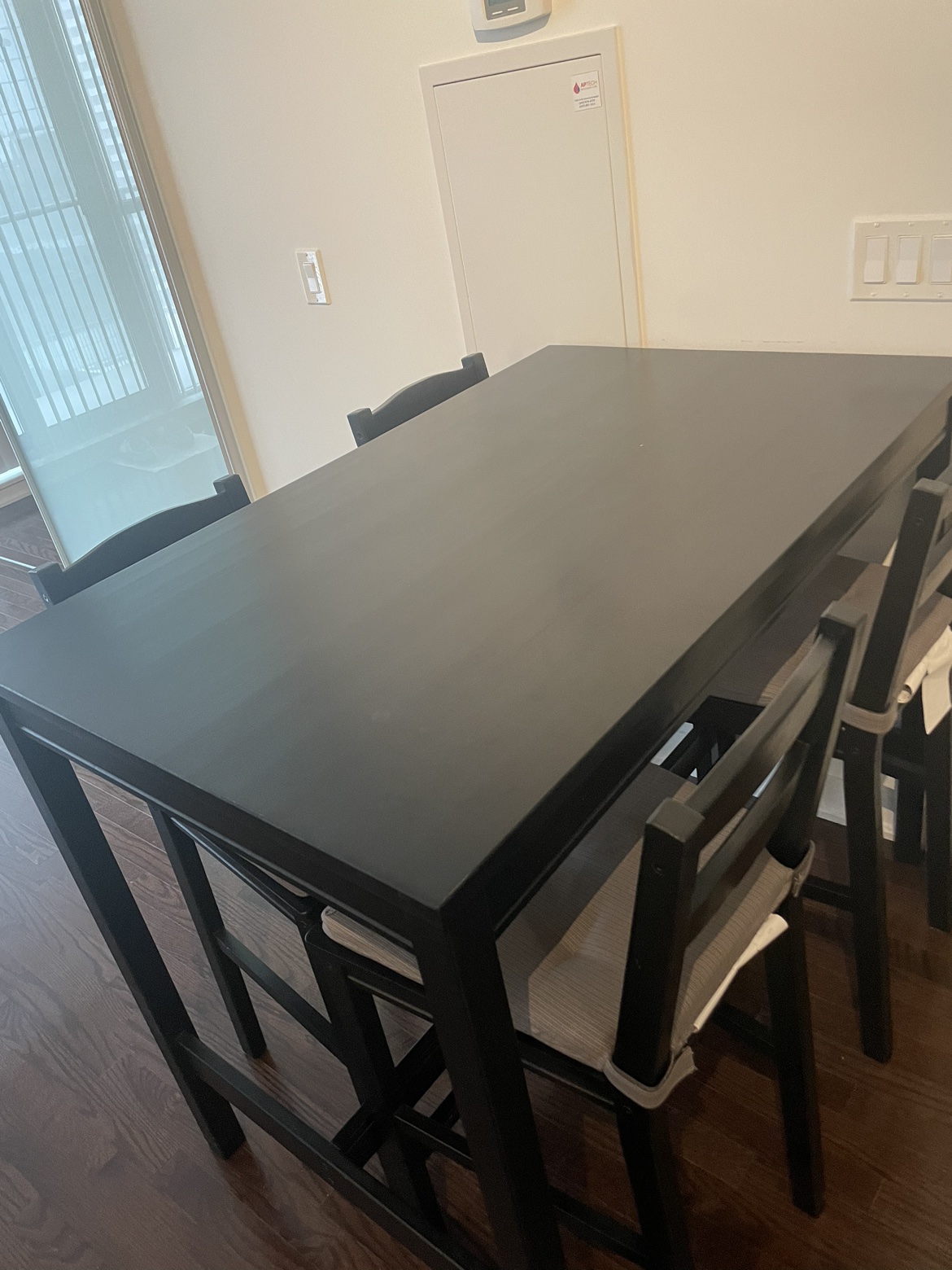 Zinus Queen Mattress and Ikea Dining Table  (both) $100 - photo 3