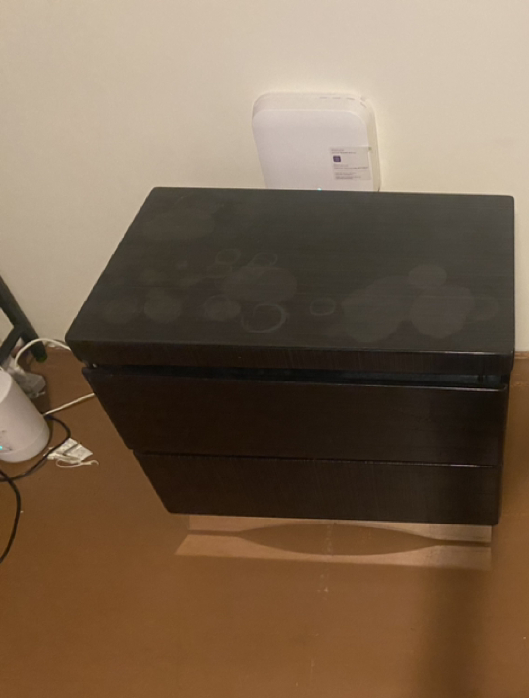 Black 2-Drawer Chest - photo 3