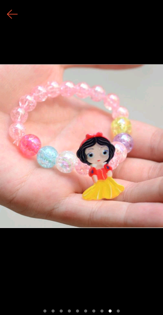 0Girl cartoon pearl bracelet, princess bracelet thumbnail