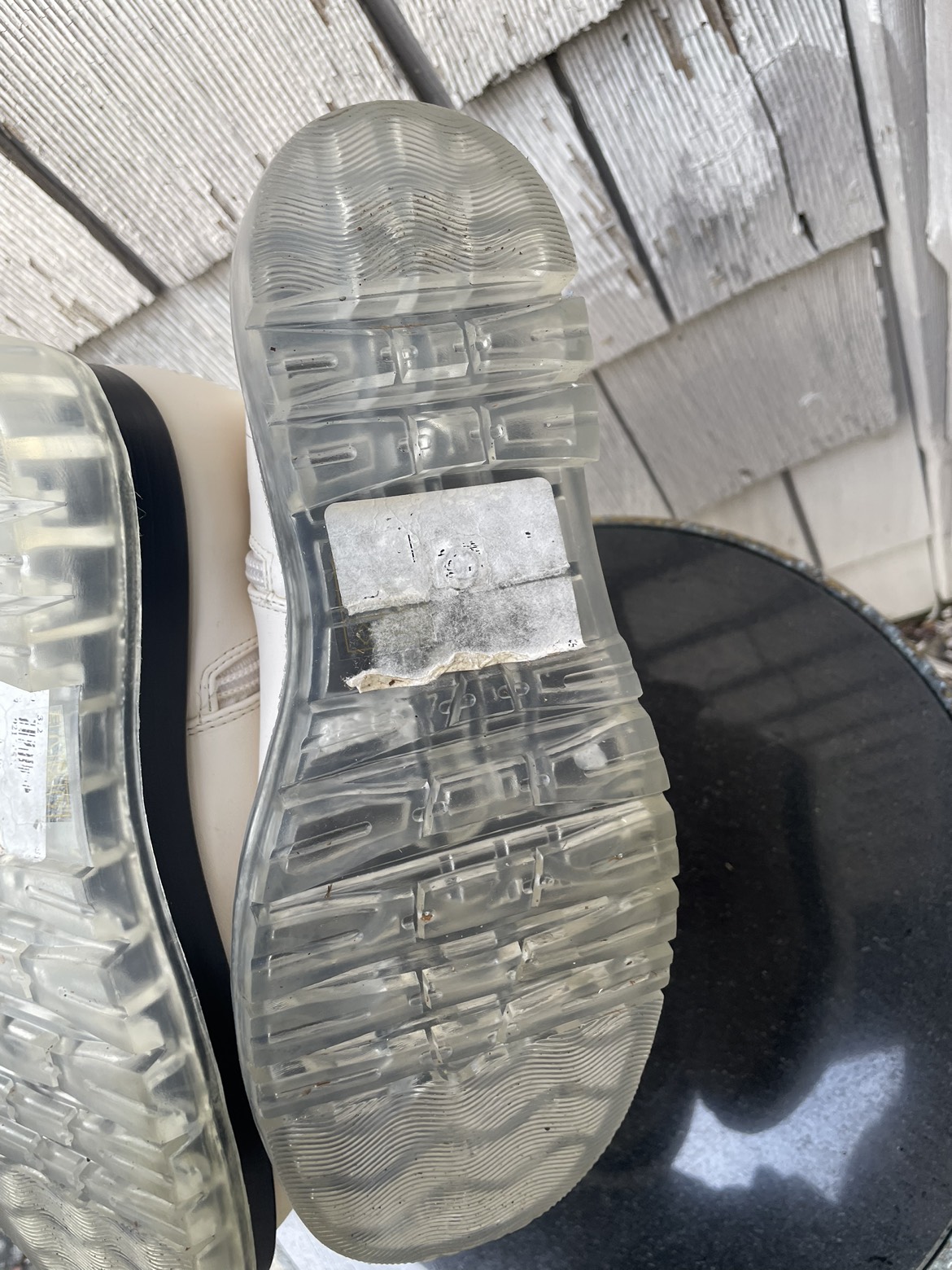 Raid storm size 39 Chelsea chunky ankle boots white wide fit image indicator(7)