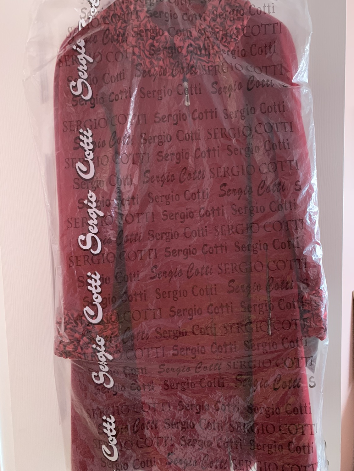 Coat, fall spring coat. Cherry color L/ XL, brand new. image indicator(6)