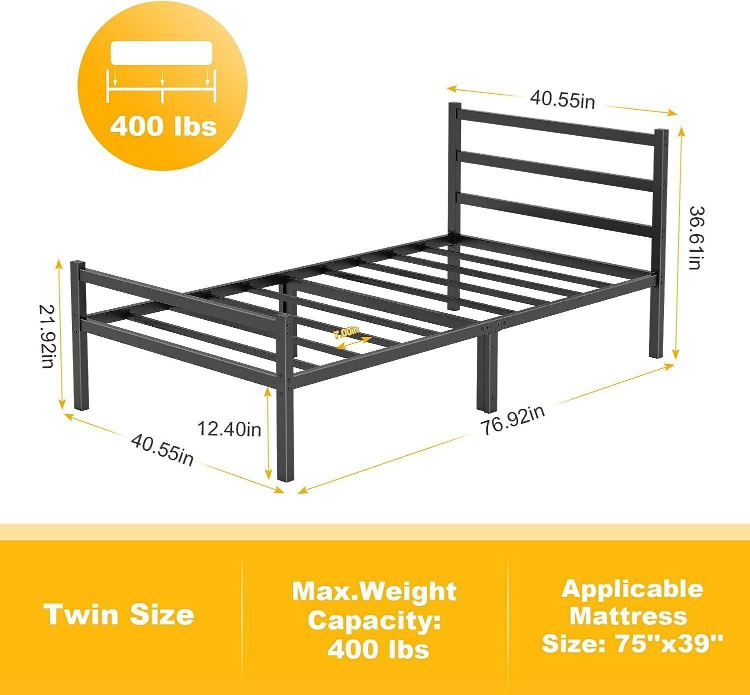 Twin Metal Bed Frame