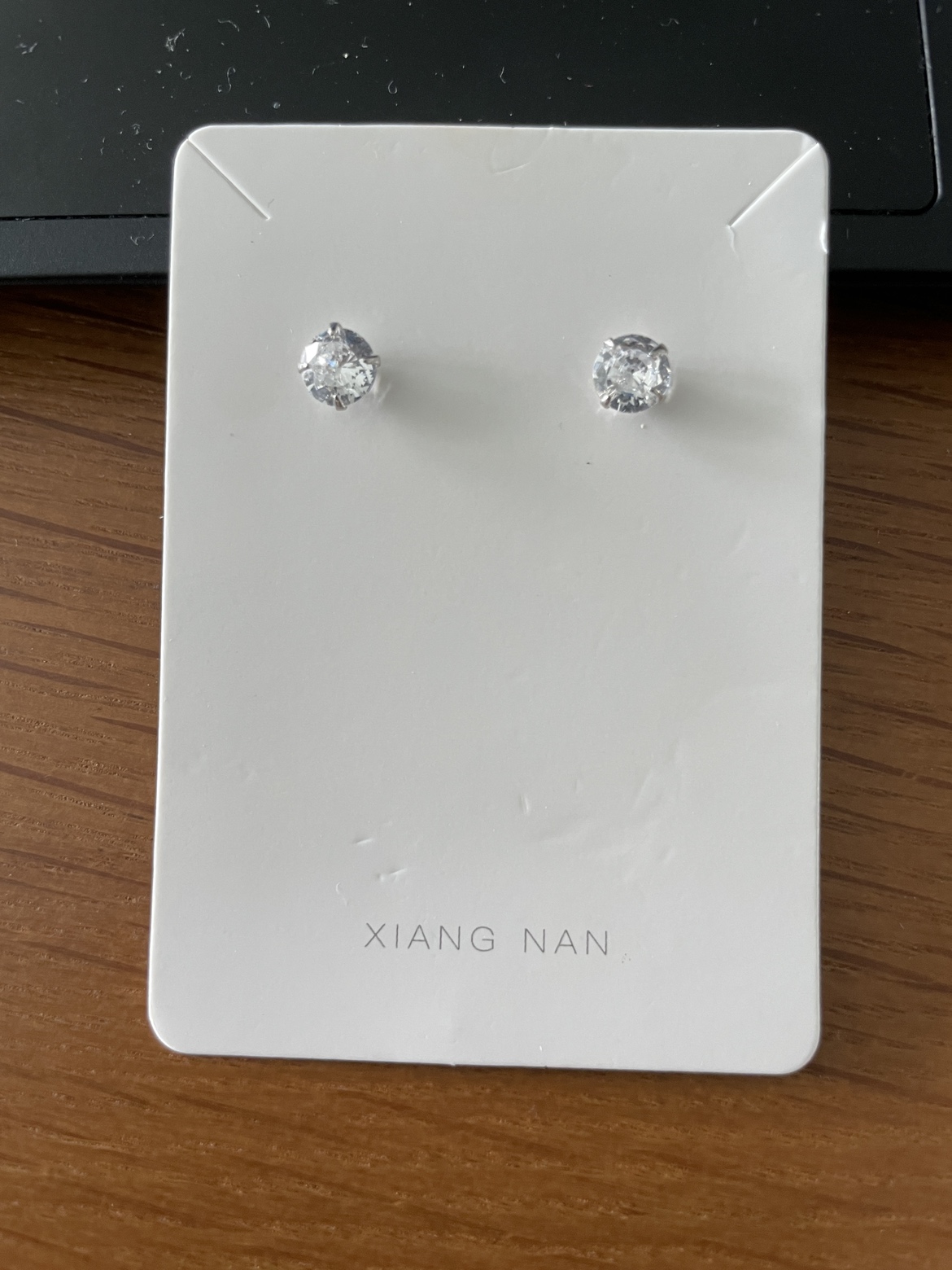 New diamond earrings