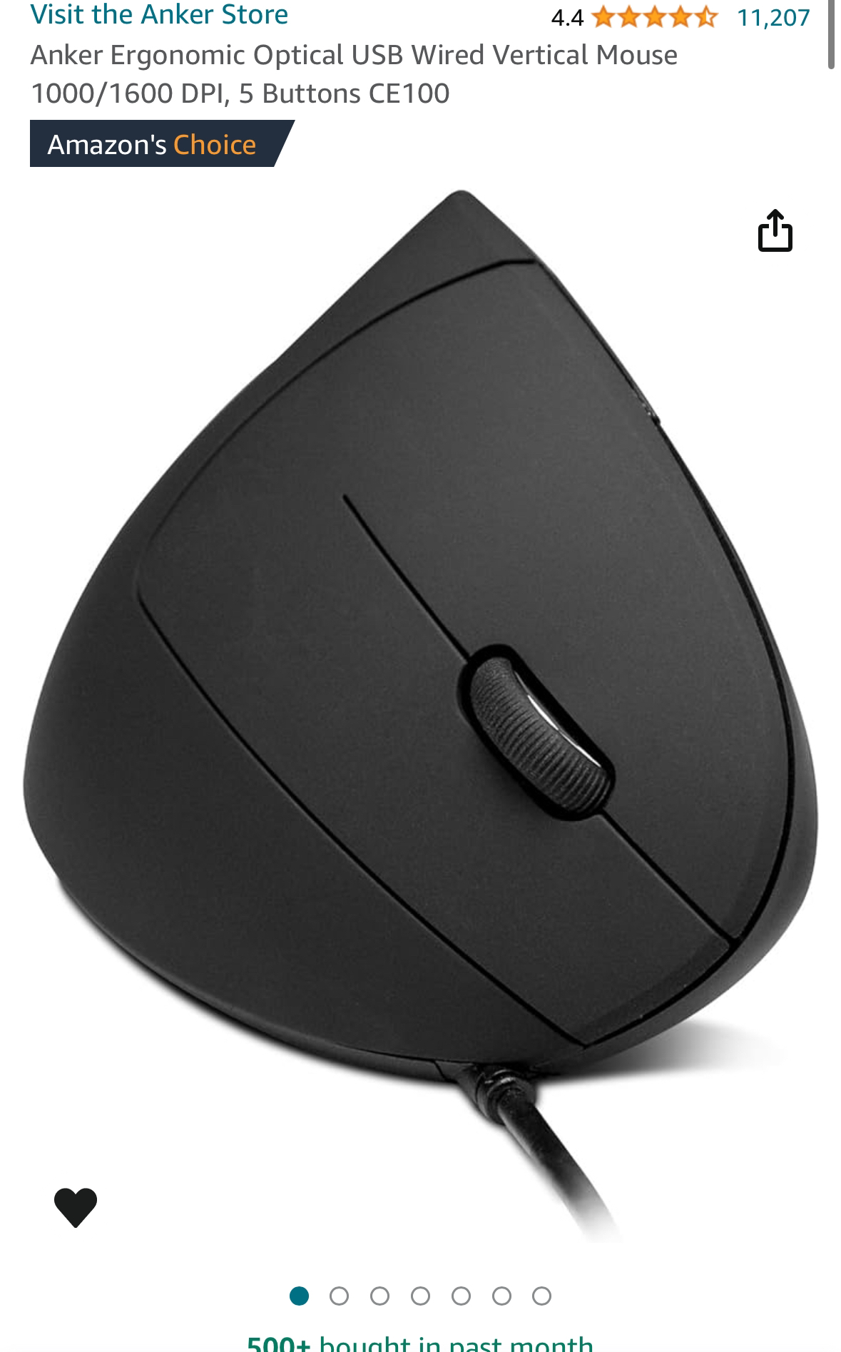 Anker ergonomic mouse - photo 4