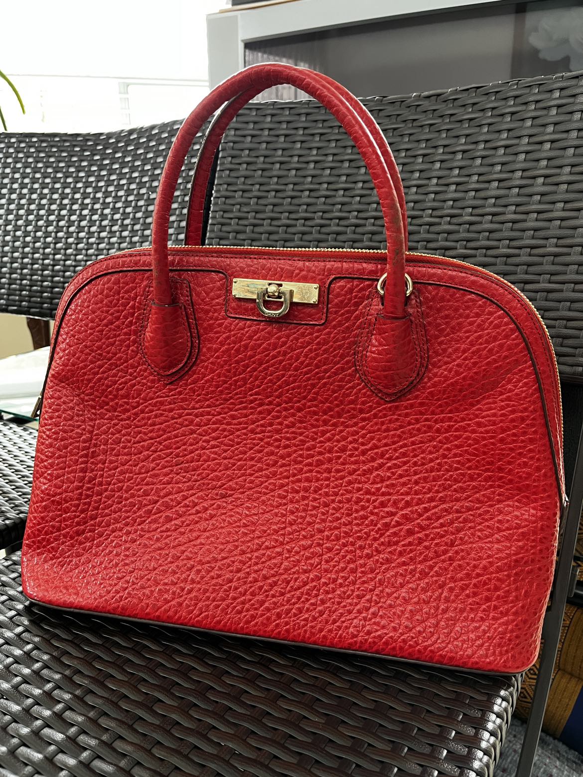 DKNY Satchel Bag French Grain - new with tags