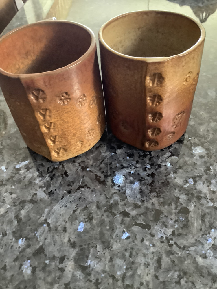 Pottery mugs thumbnail