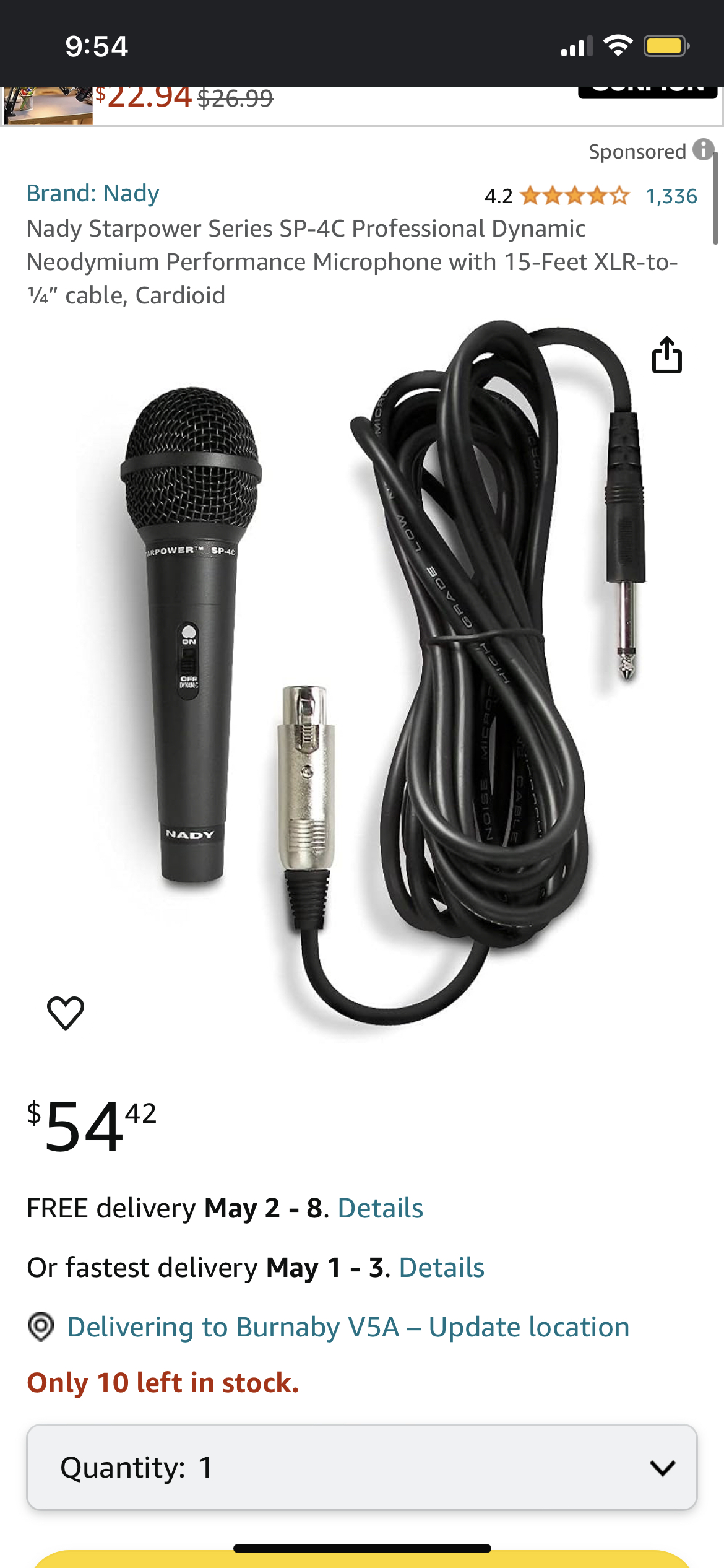 Nady systems centerstage microphone image indicator(5)