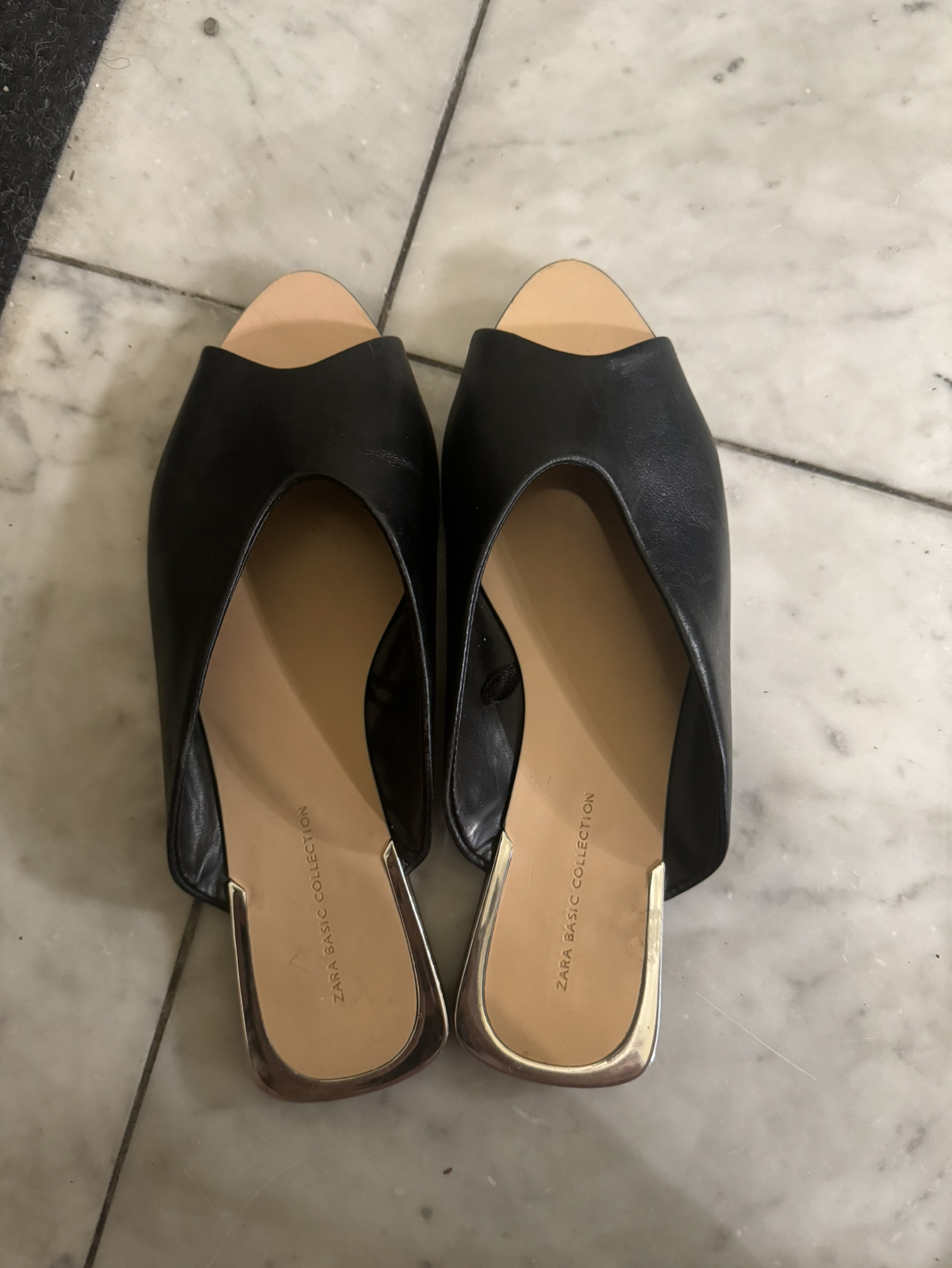 Zara cow leather sandals image indicator(2)