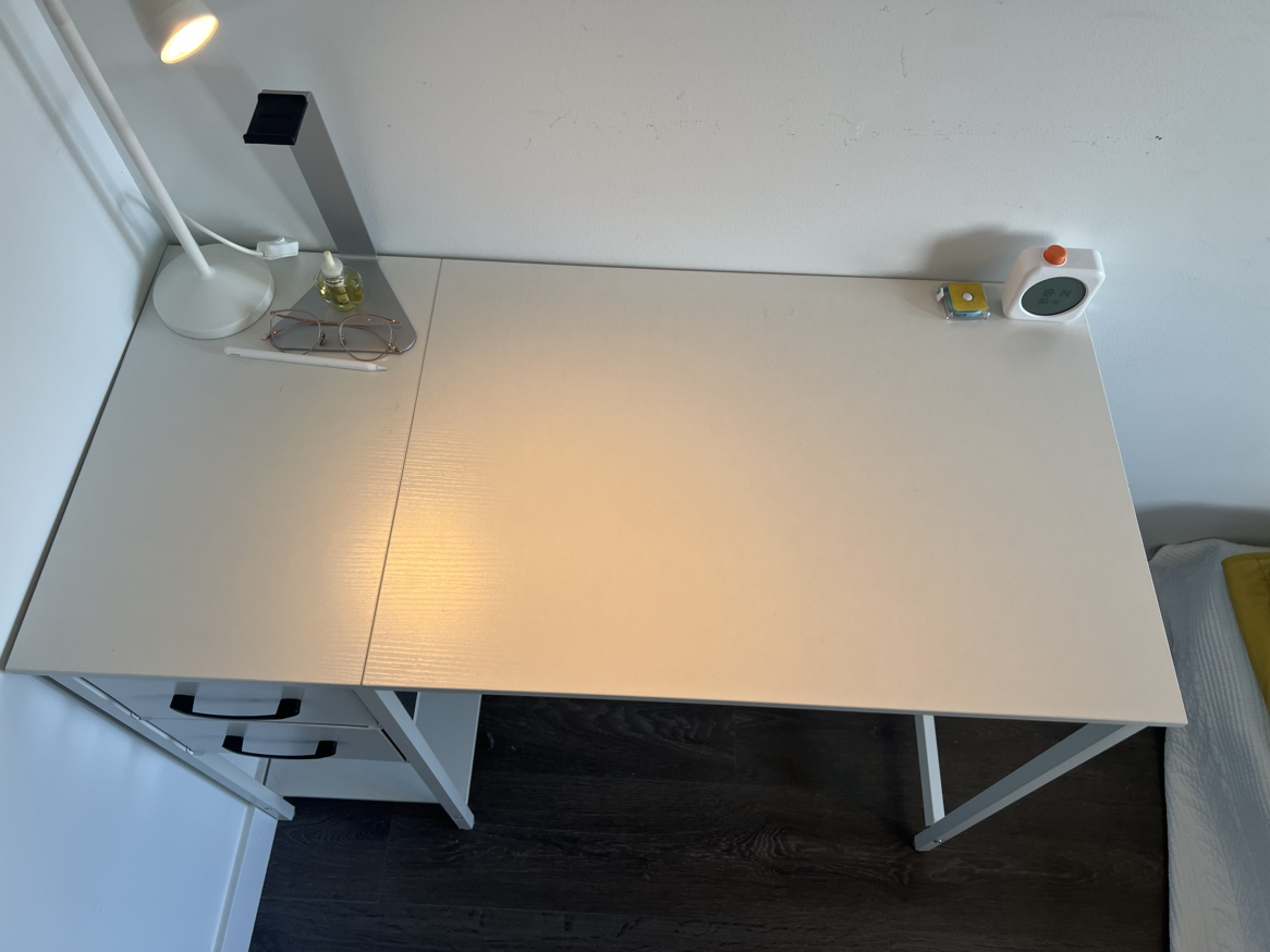 40“ large office study desk with 2 drawers - photo 3