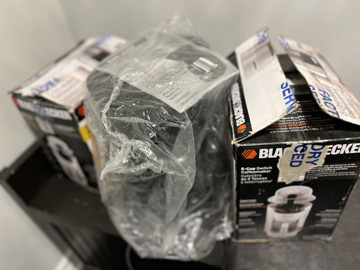 3 Coffee makers Black and Decker thumbnail