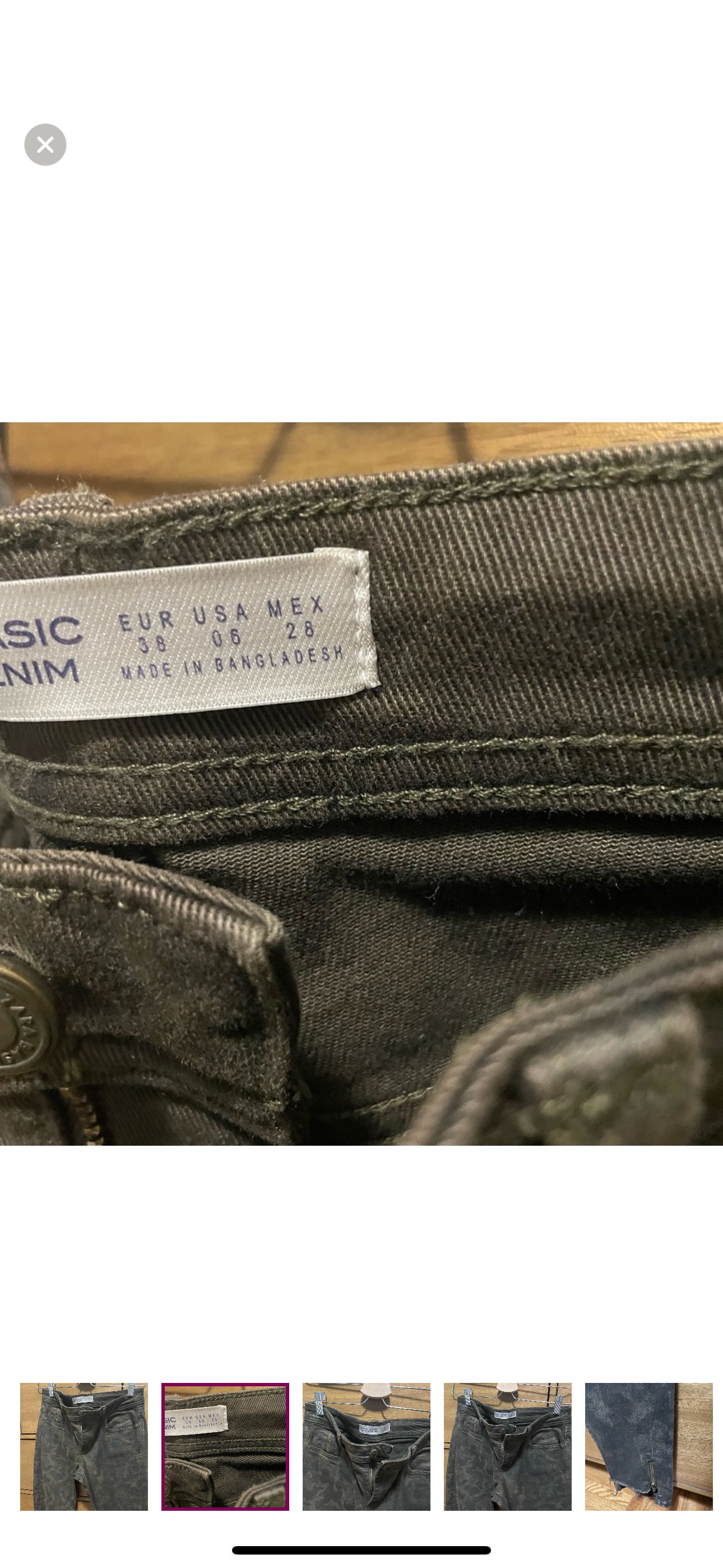 Zara denim jeans new - photo 4