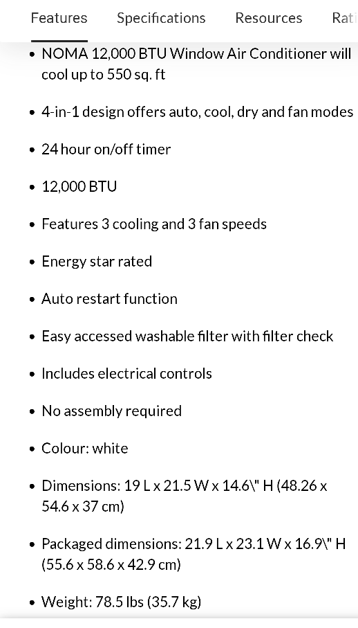 12,000 BTU Air Conditioner ( bought it for $500 plus) image indicator(2)
