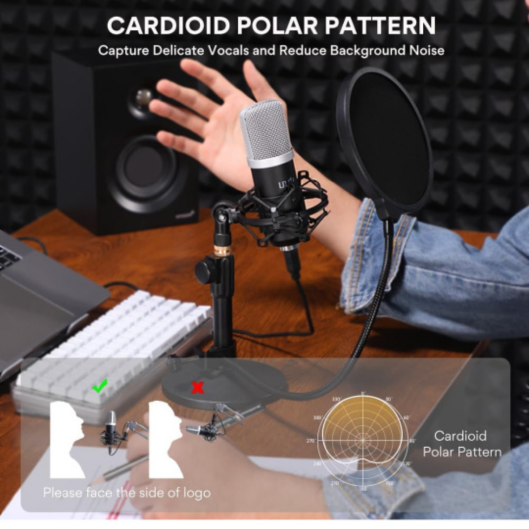 USB MICROPHONE KIT, Mic for gaming, music, podcast. image indicator(3)