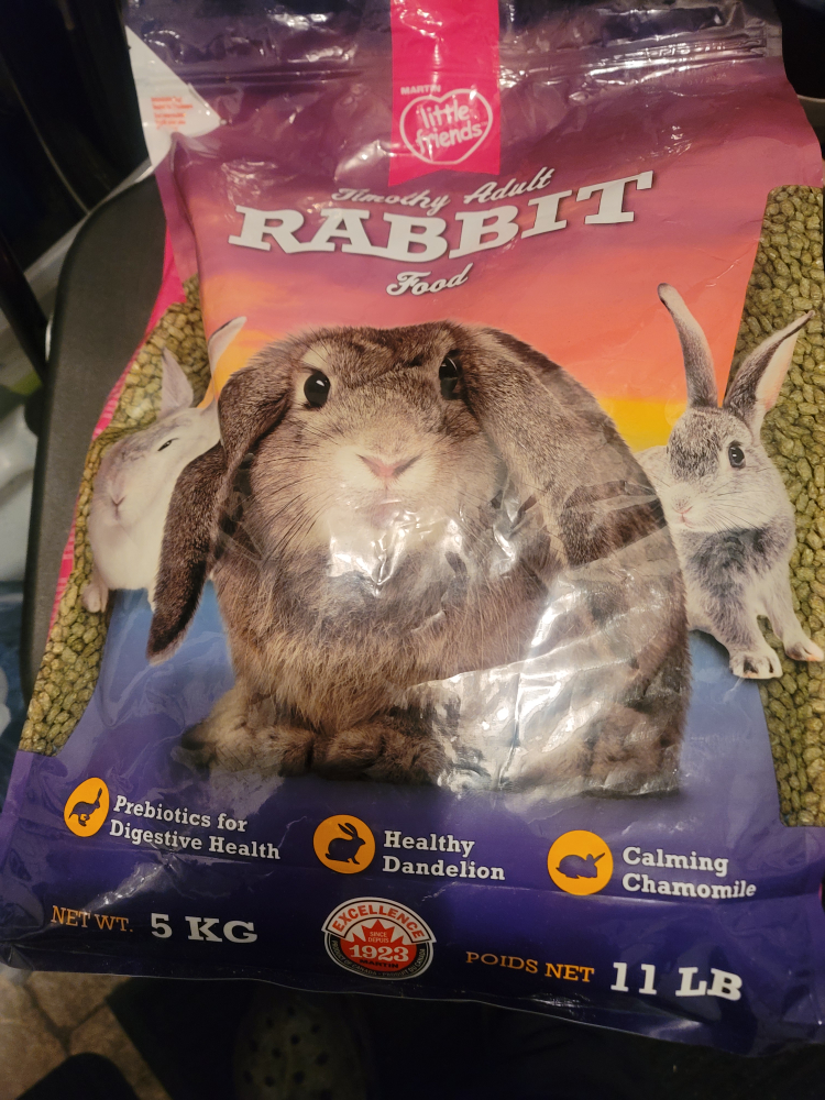 Rabbit food unopened image indicator(2)