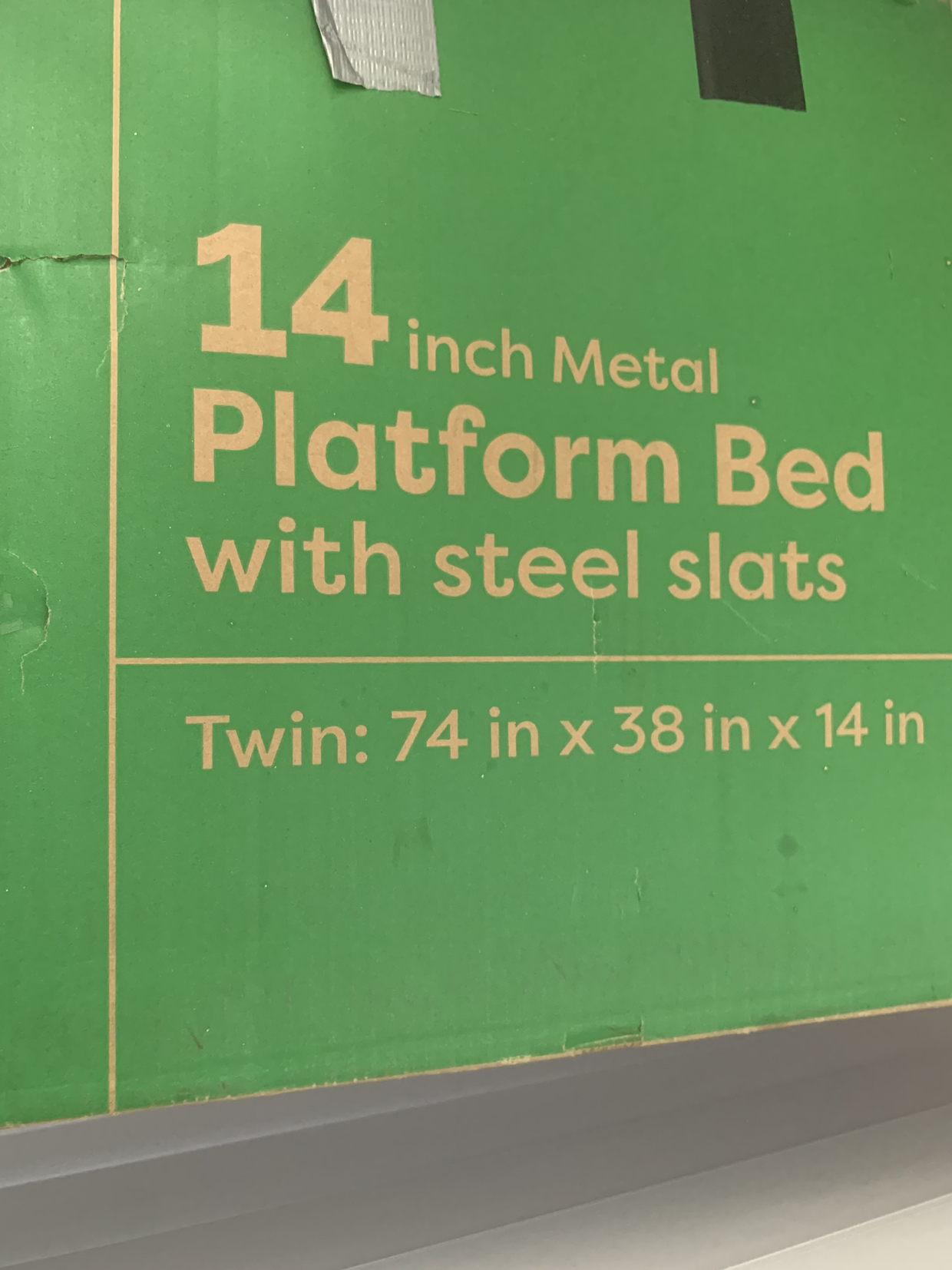 Twin size bed frame - photo 3
